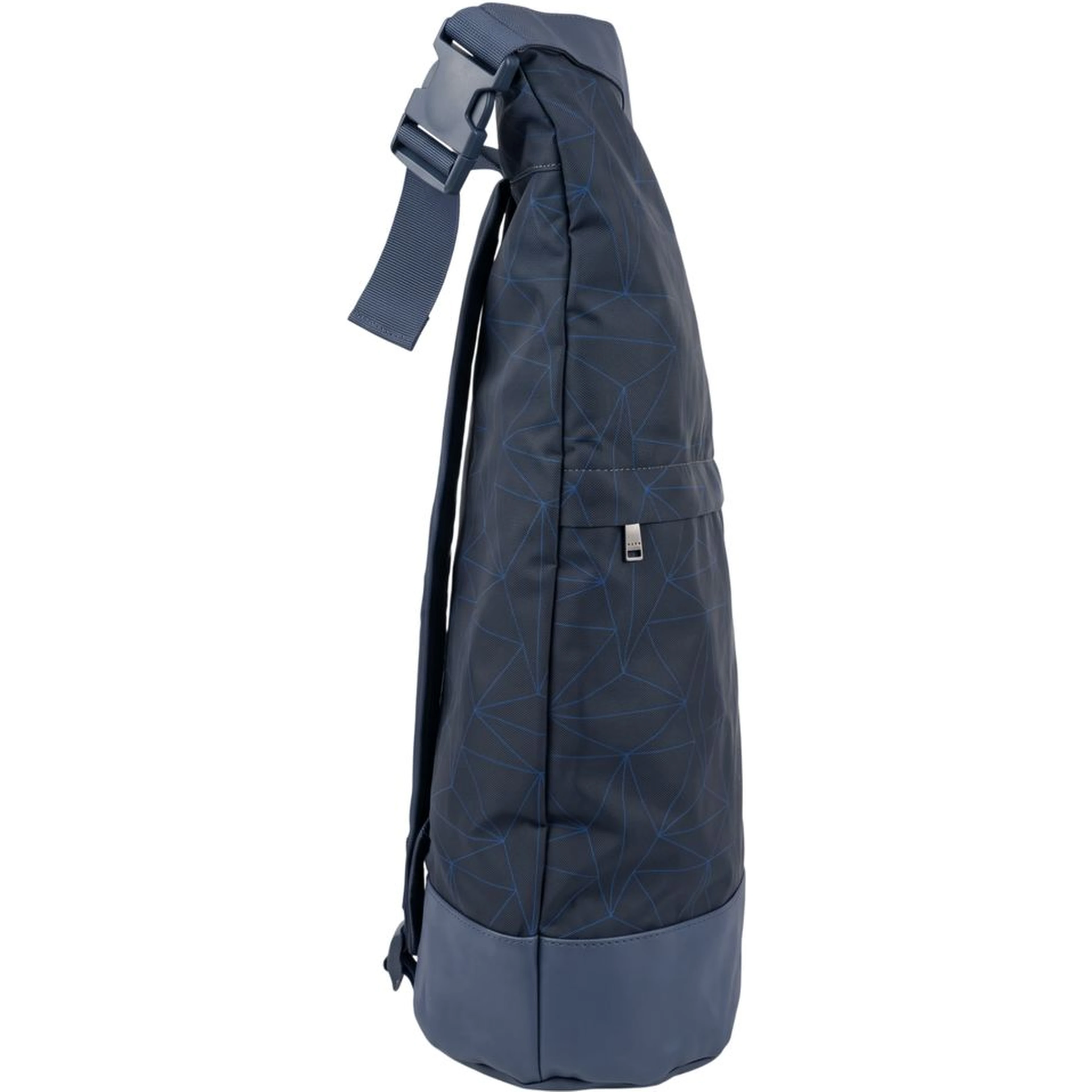 Blue Polyurethane Men's Backpack