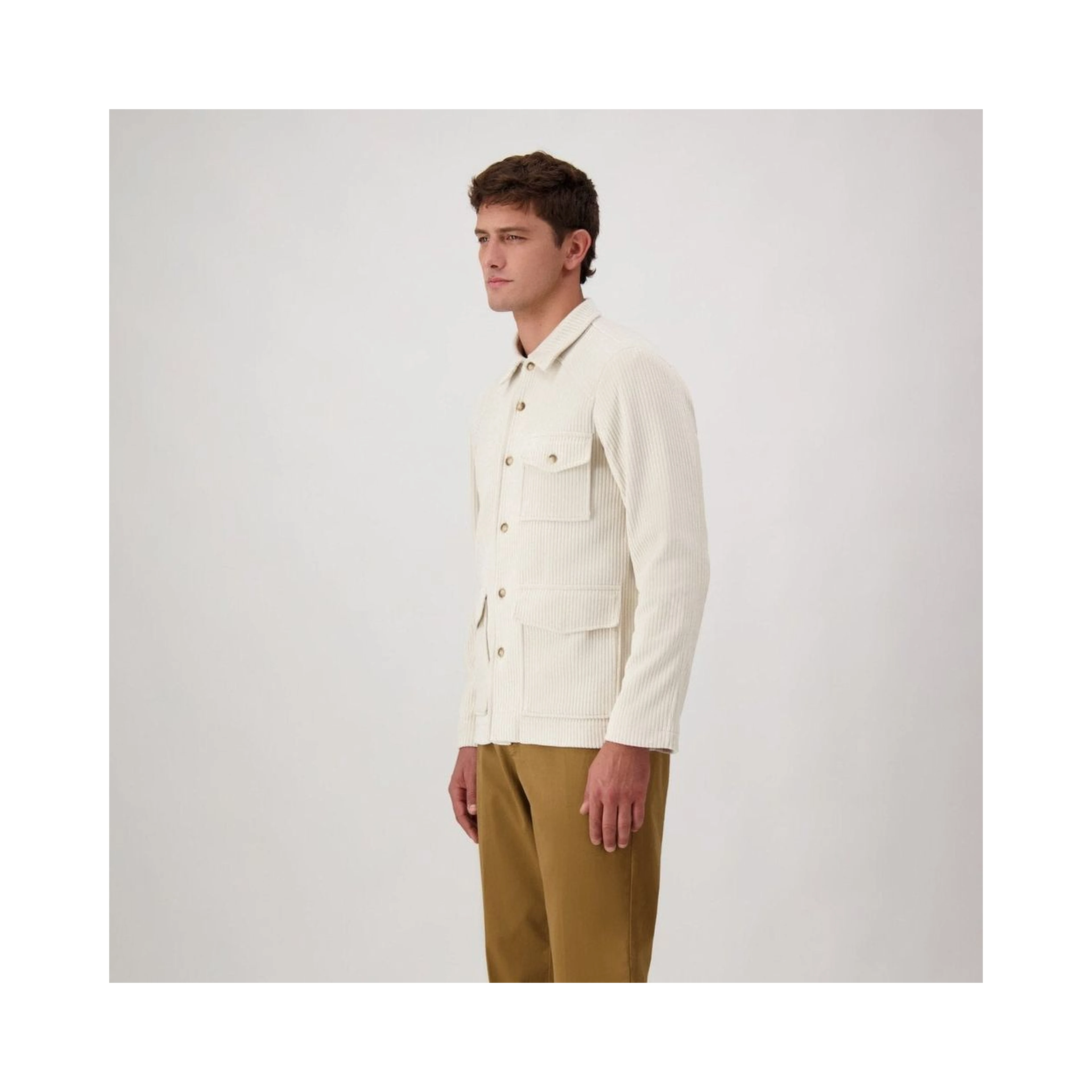 Beige Polyester Jacket
