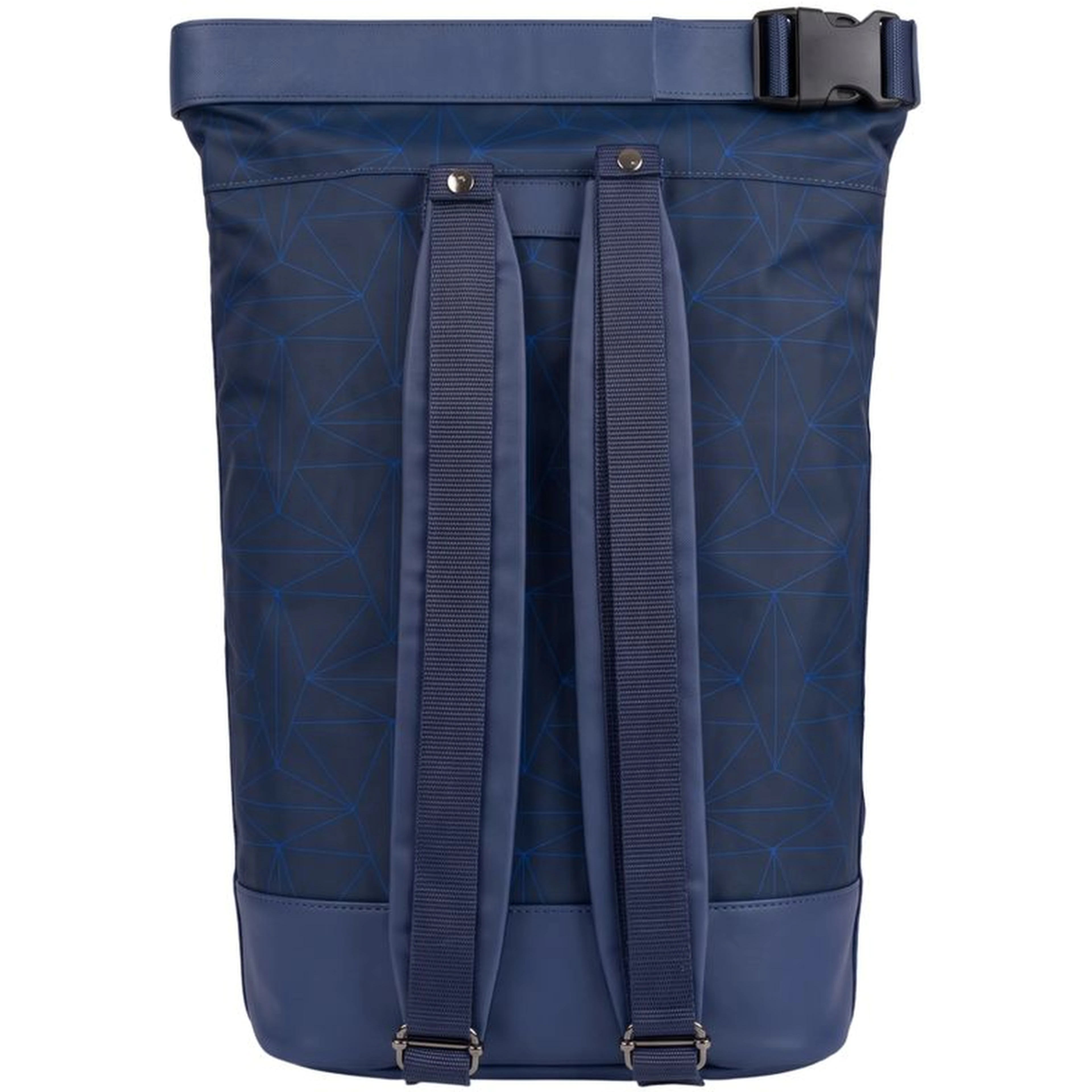 Blue Polyurethane Men's Backpack