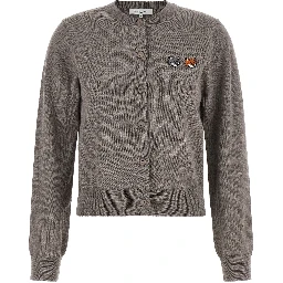 Gray Wool Cardigan