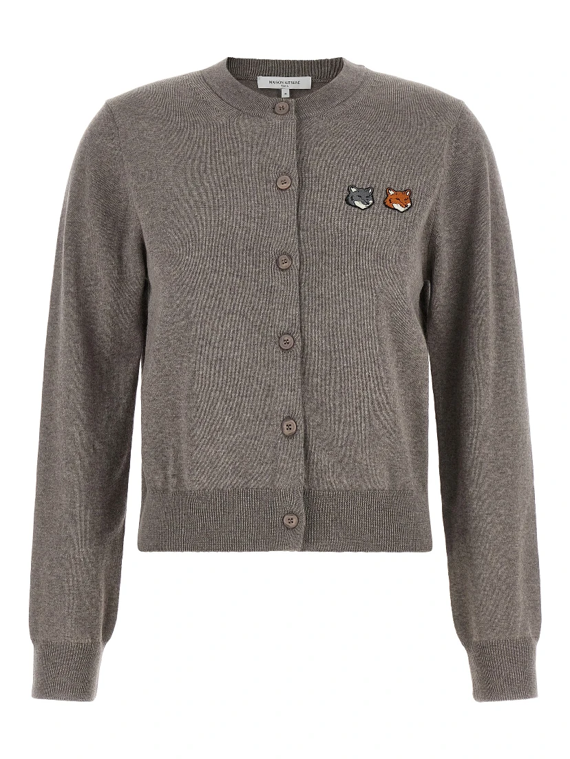 Gray Wool Cardigan