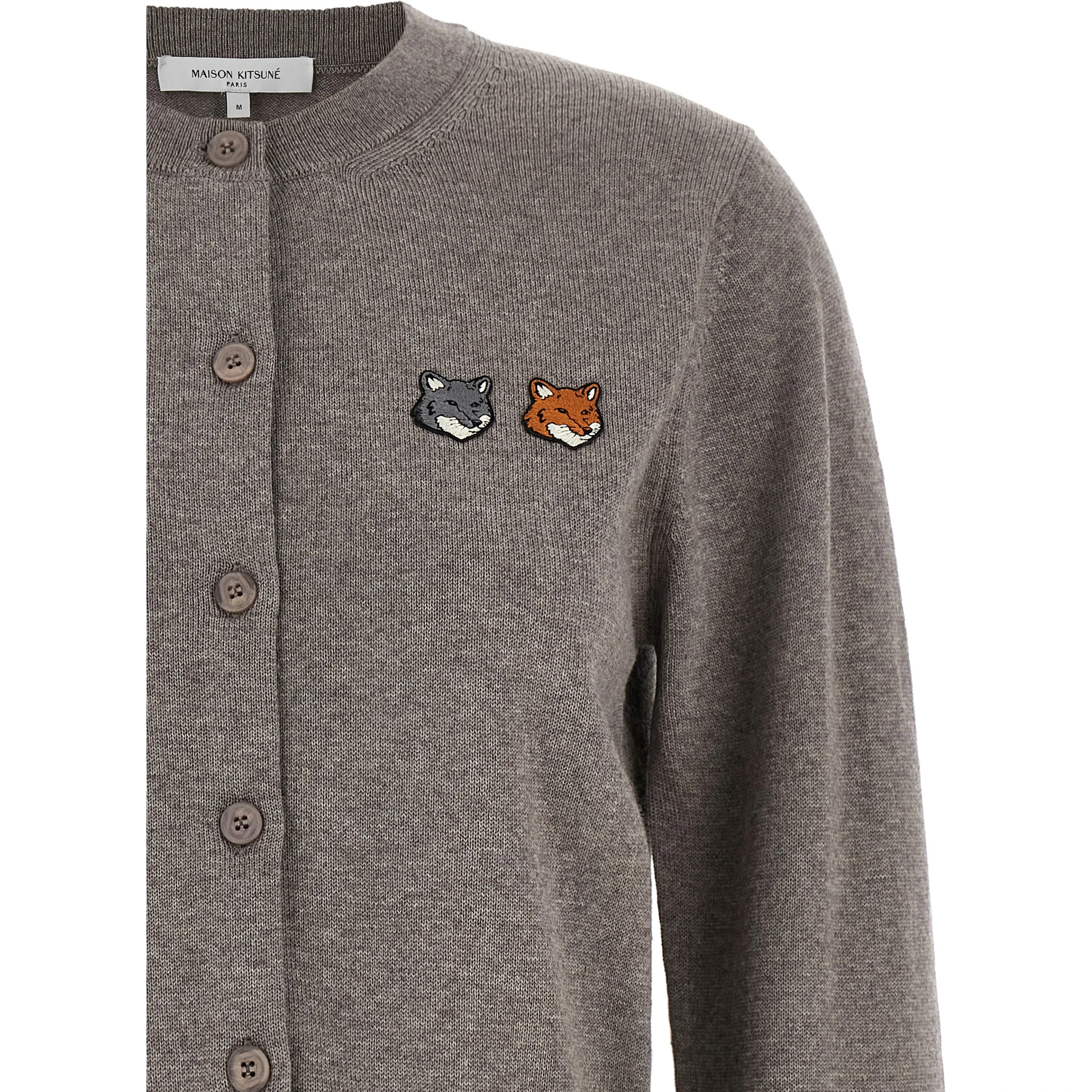 Gray Wool Cardigan