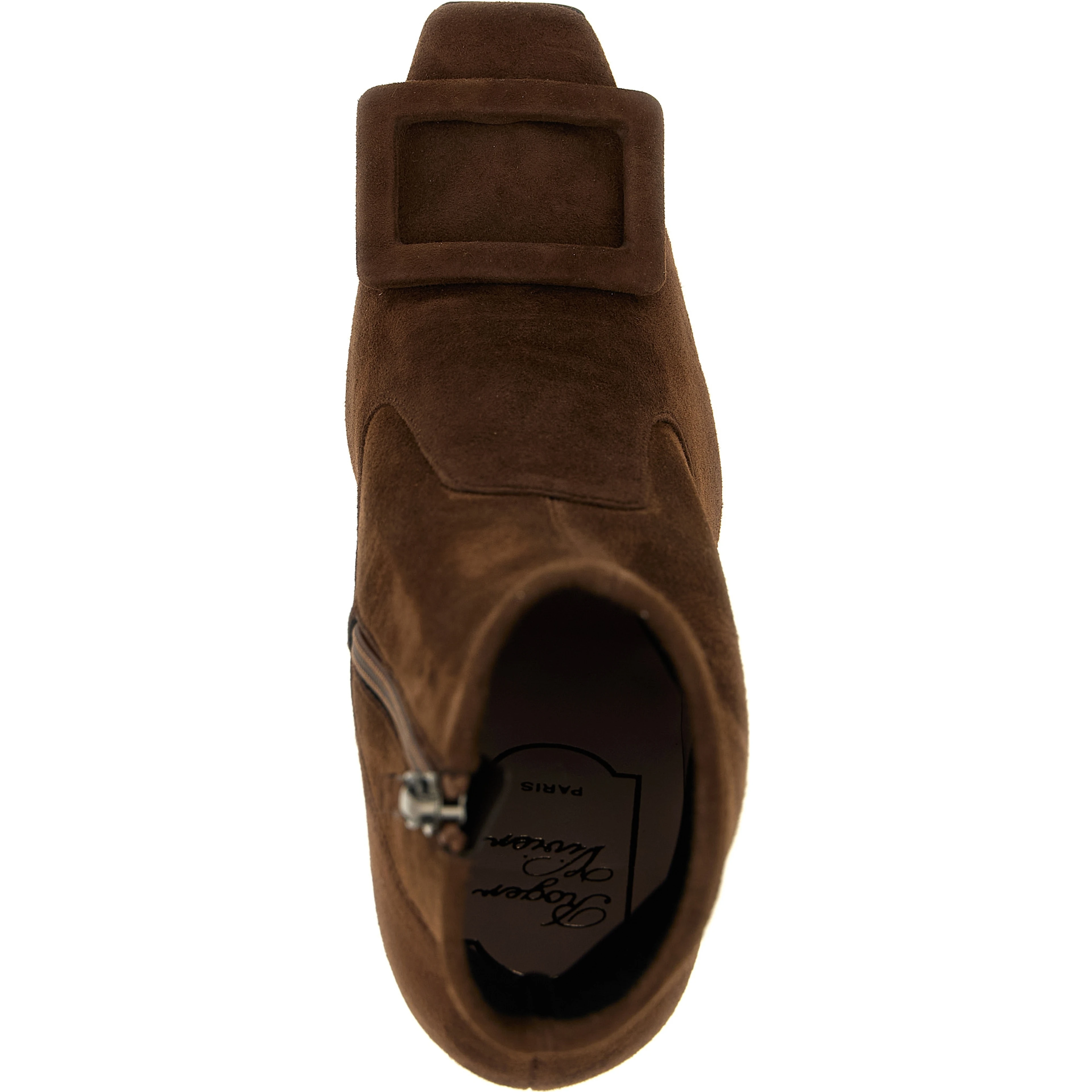 Brown Lamb Leather Ankle Boots