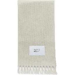 Alpaca Fringed Scarf