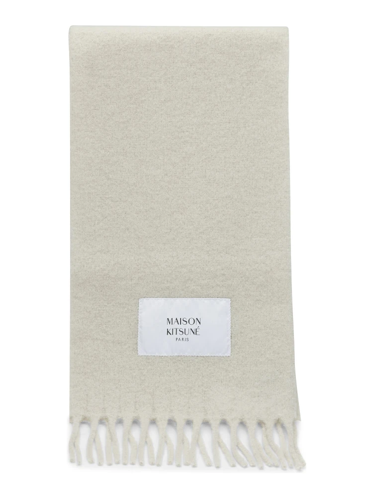 Alpaca Fringed Scarf