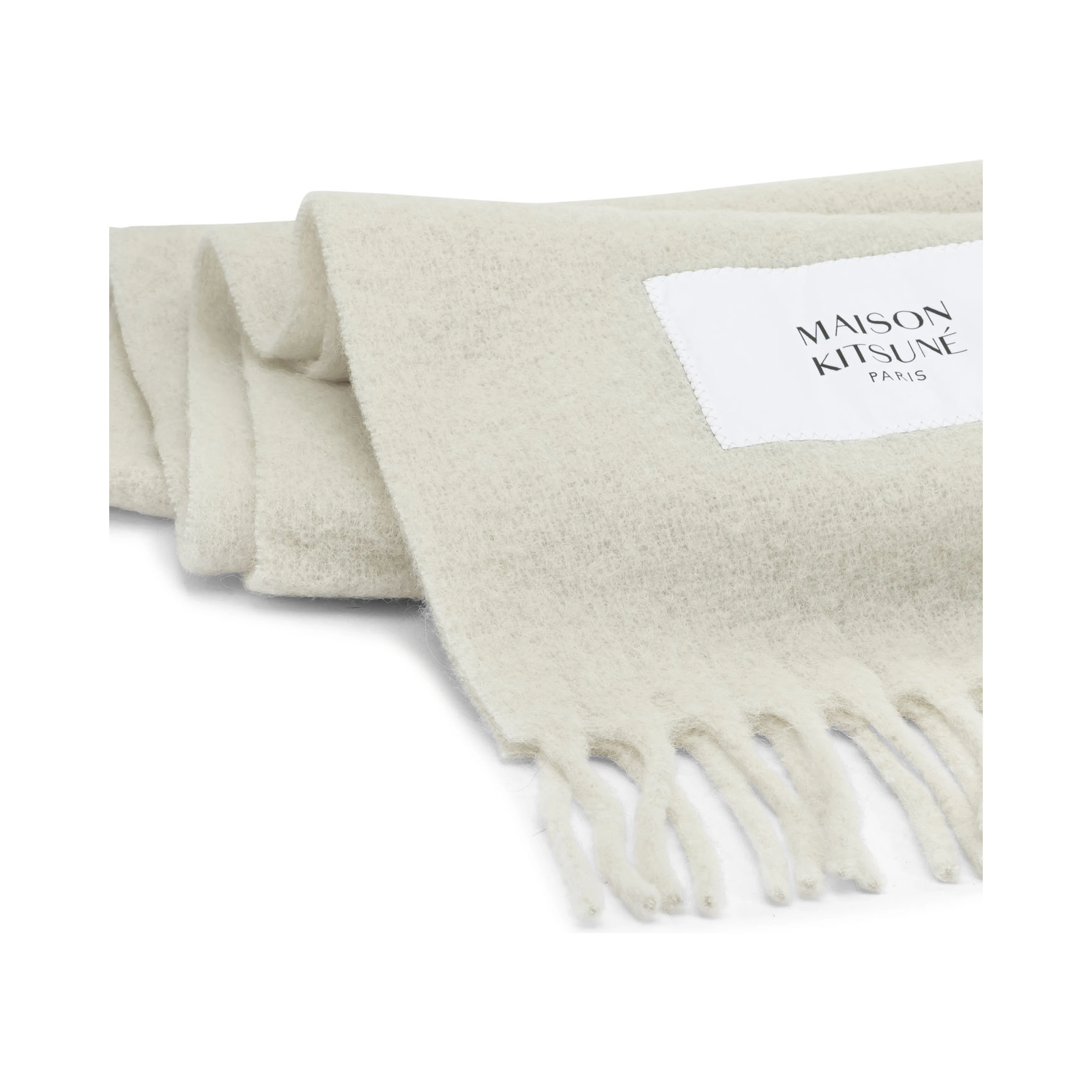 Alpaca Fringed Scarf