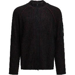 "Lens" Zip-Up Sweater