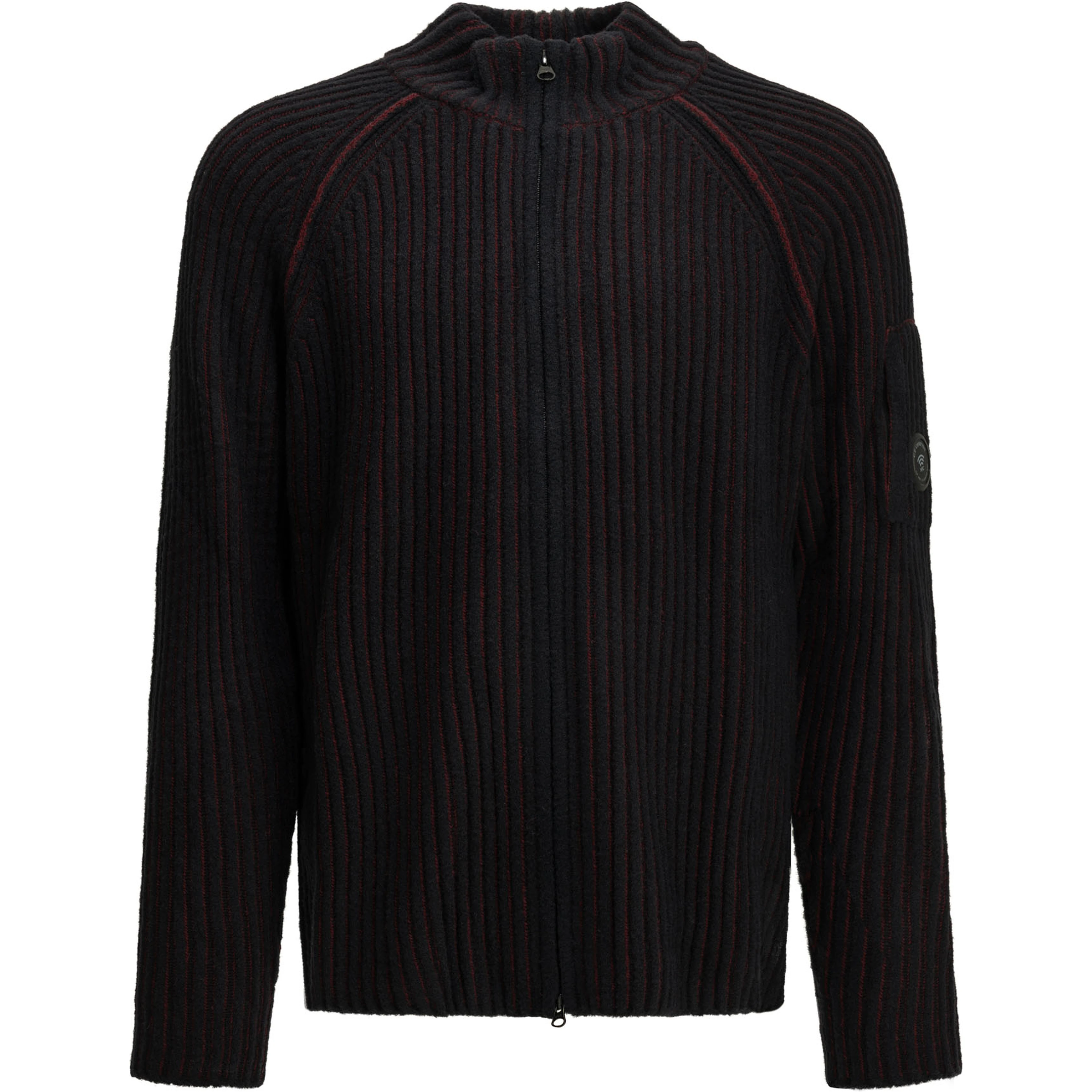 "Lens" Zip-Up Sweater