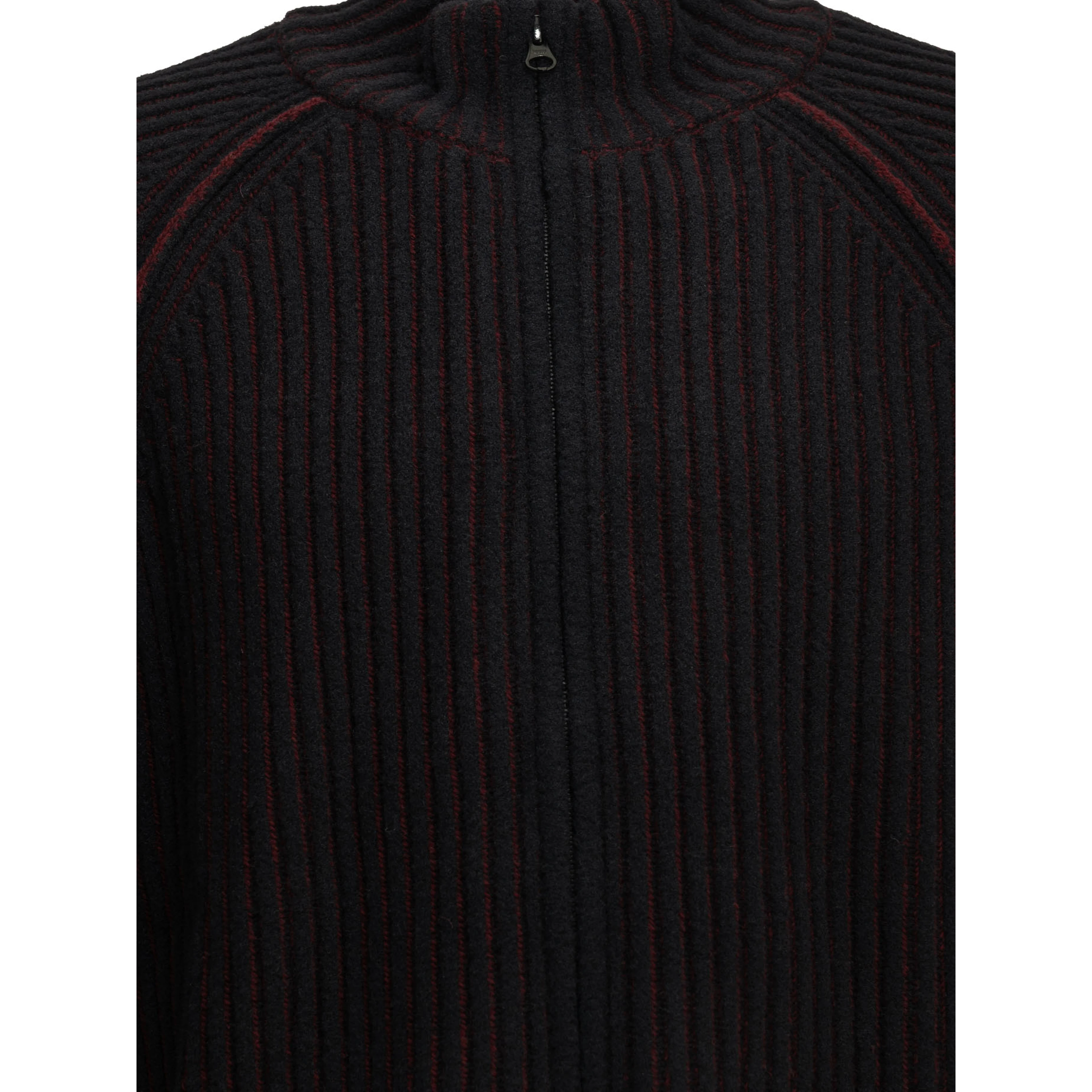 "Lens" Zip-Up Sweater