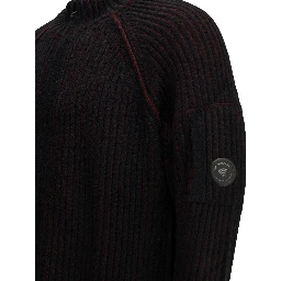"Lens" Zip-Up Sweater