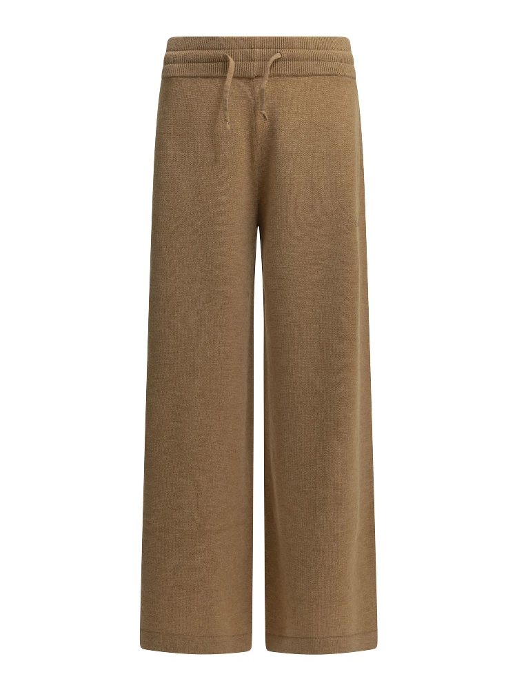 Casual wool and cashmere pants