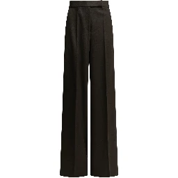 Tailored camel-colored pants