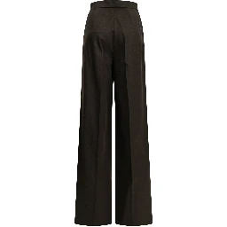 Tailored camel-colored pants