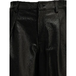 Formal leather shorts