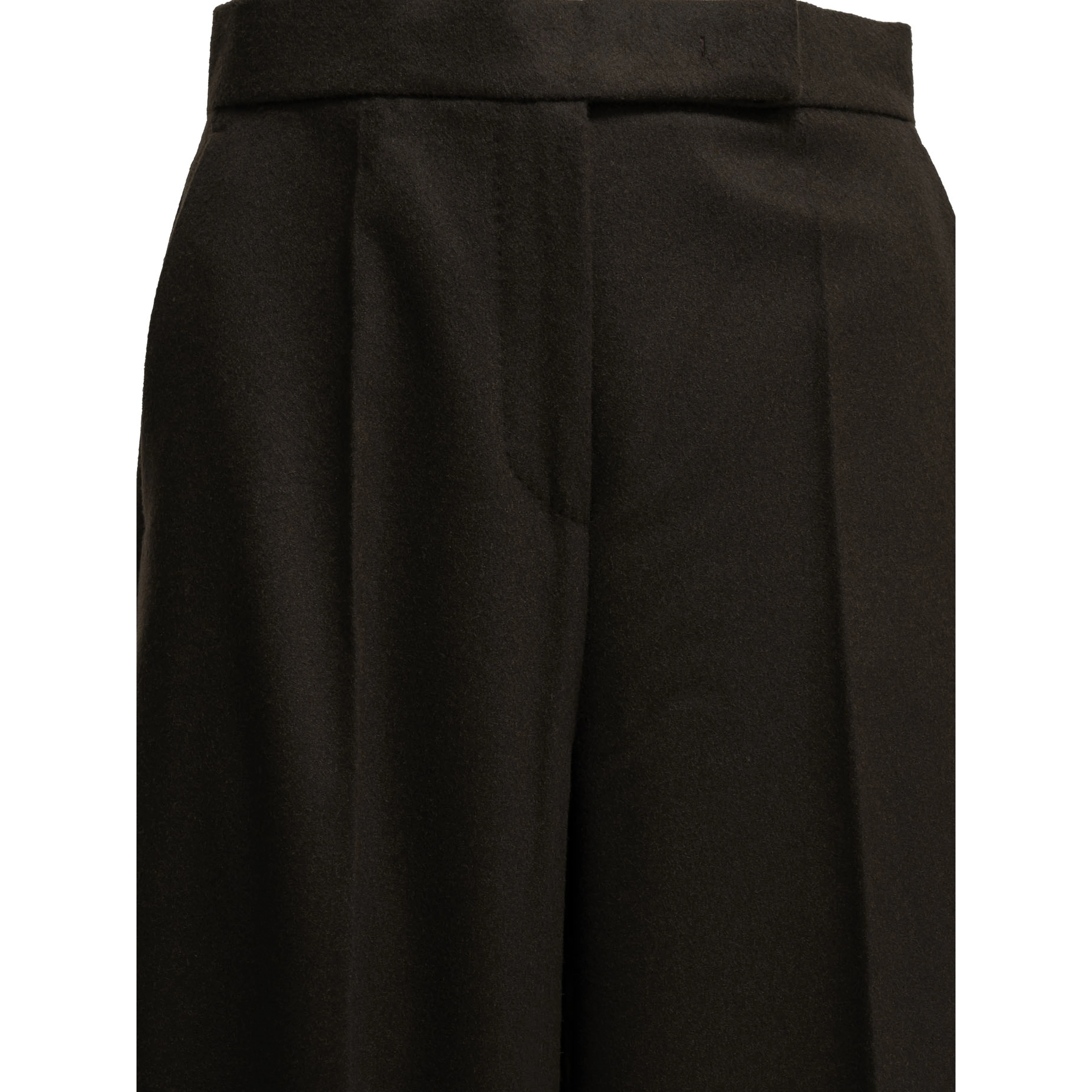 Tailored camel-colored pants
