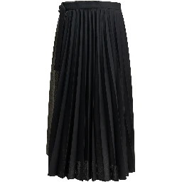 "Pleated" Midi Skirt