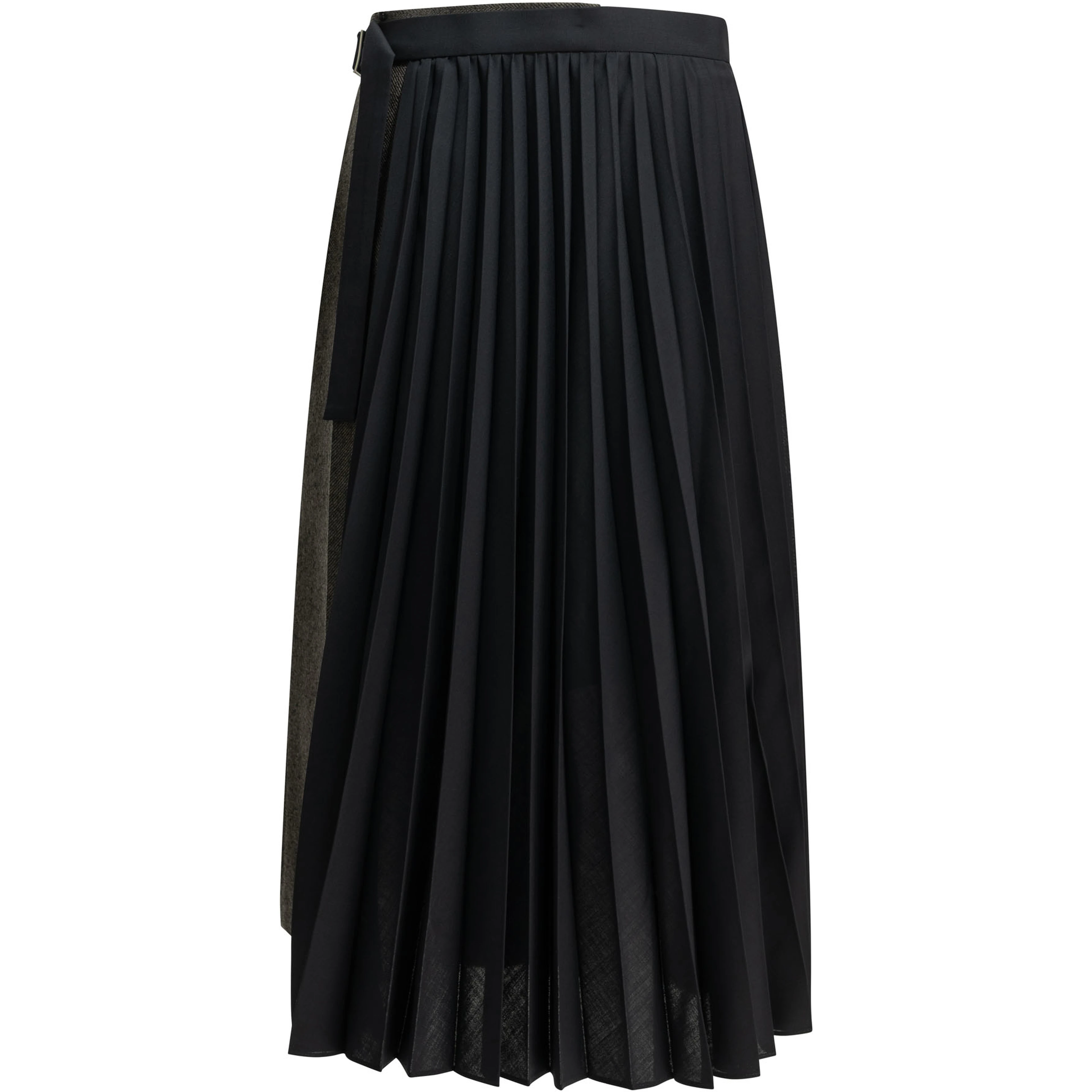 "Pleated" Midi Skirt