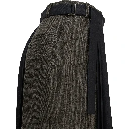 "Pleated" Midi Skirt