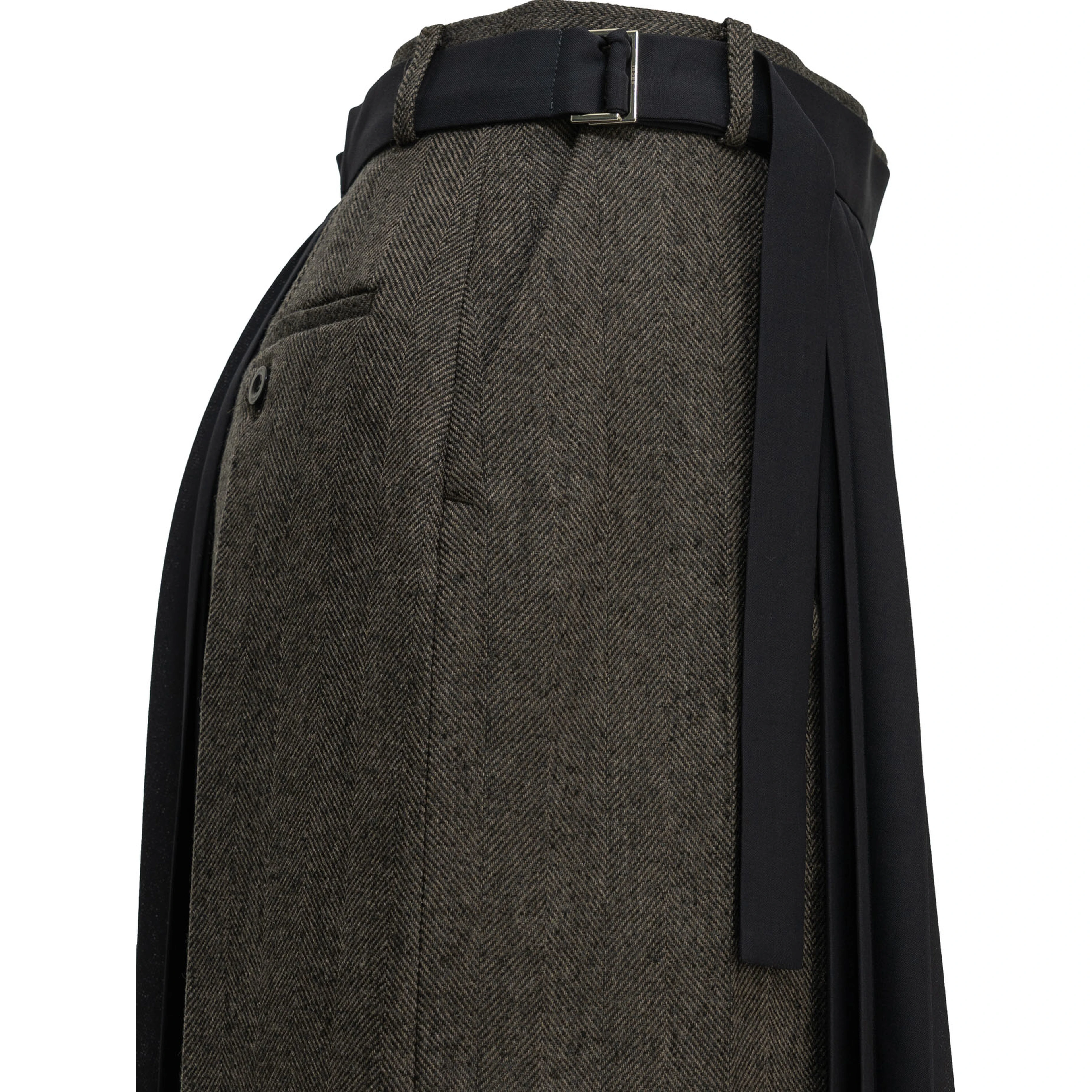 "Pleated" Midi Skirt