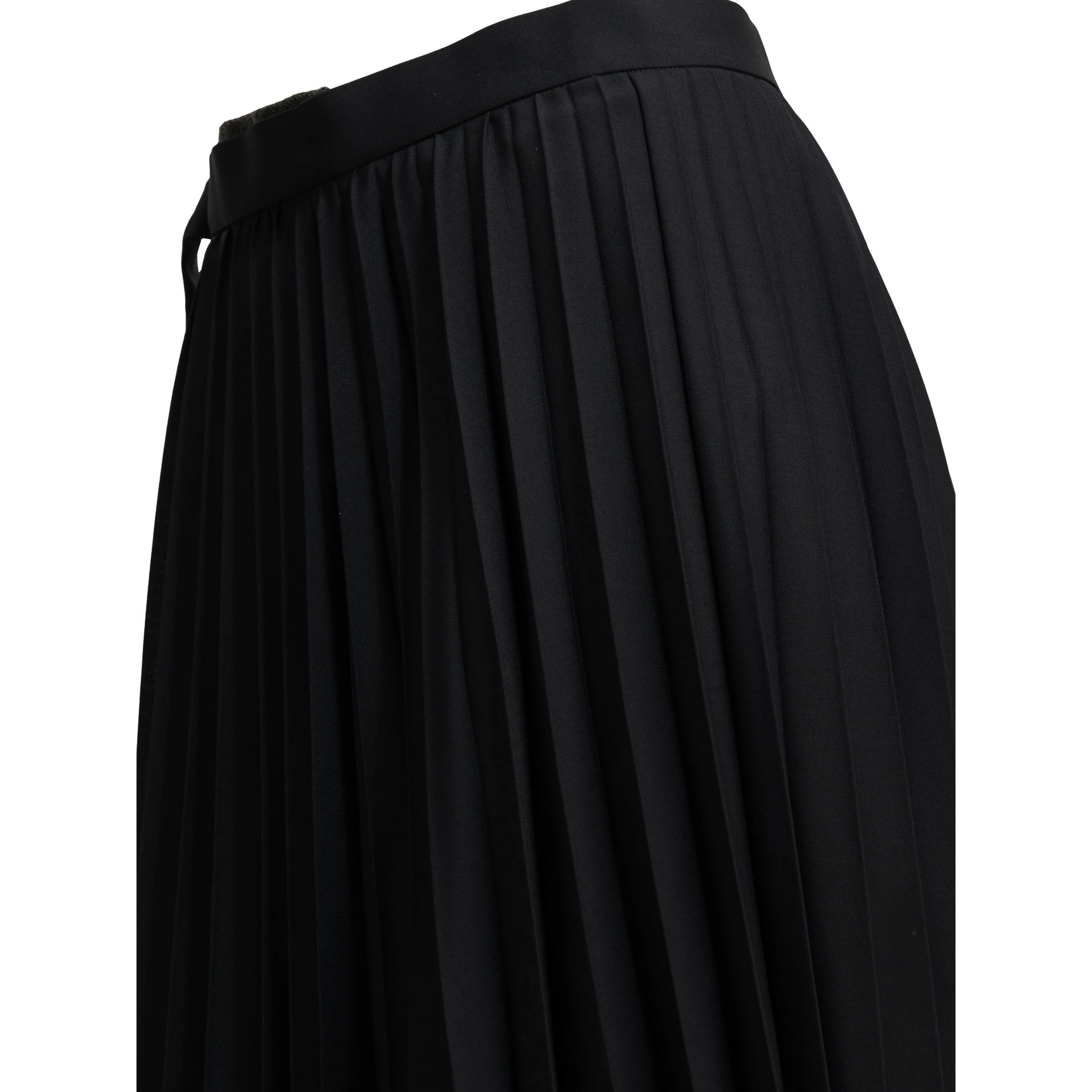 "Pleated" Midi Skirt
