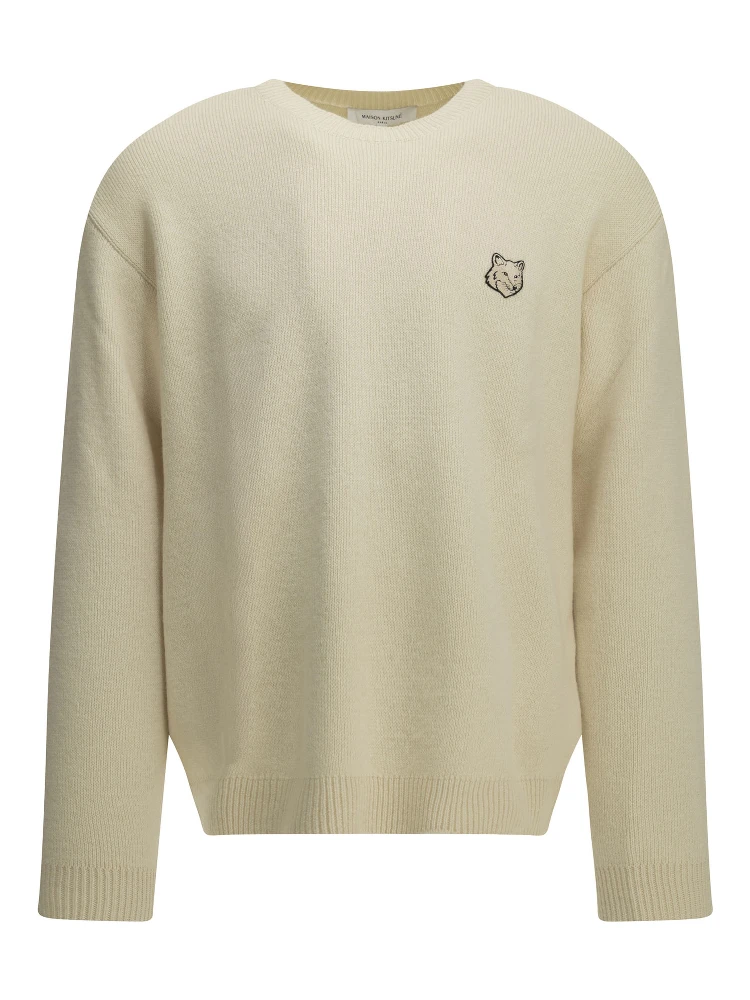 "Fox Head Milano" Crew-Neck Sweater