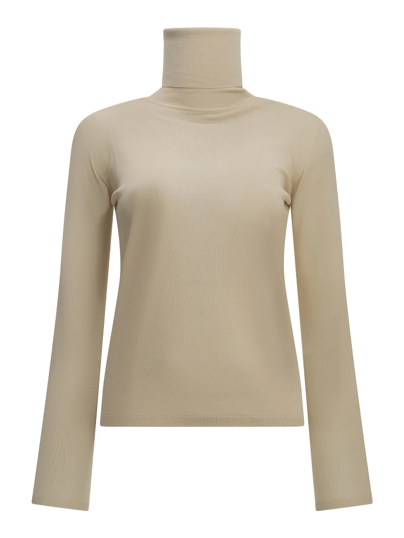 Virgin Wool Turtleneck Sweater