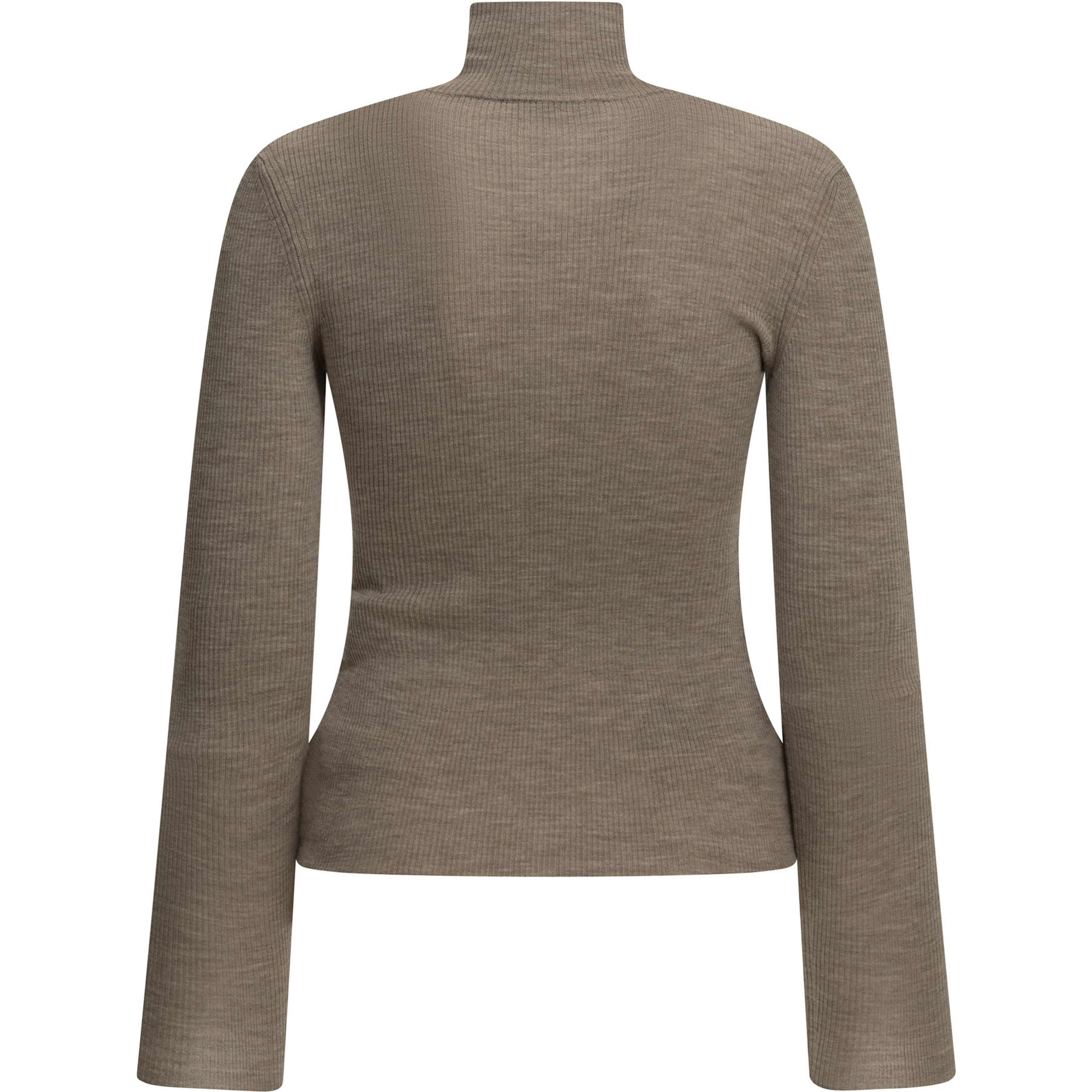 Virgin wool turtleneck sweater