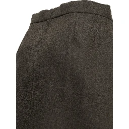 Wool miniskirt