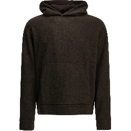 Fleece-blend hooded sweatshirt