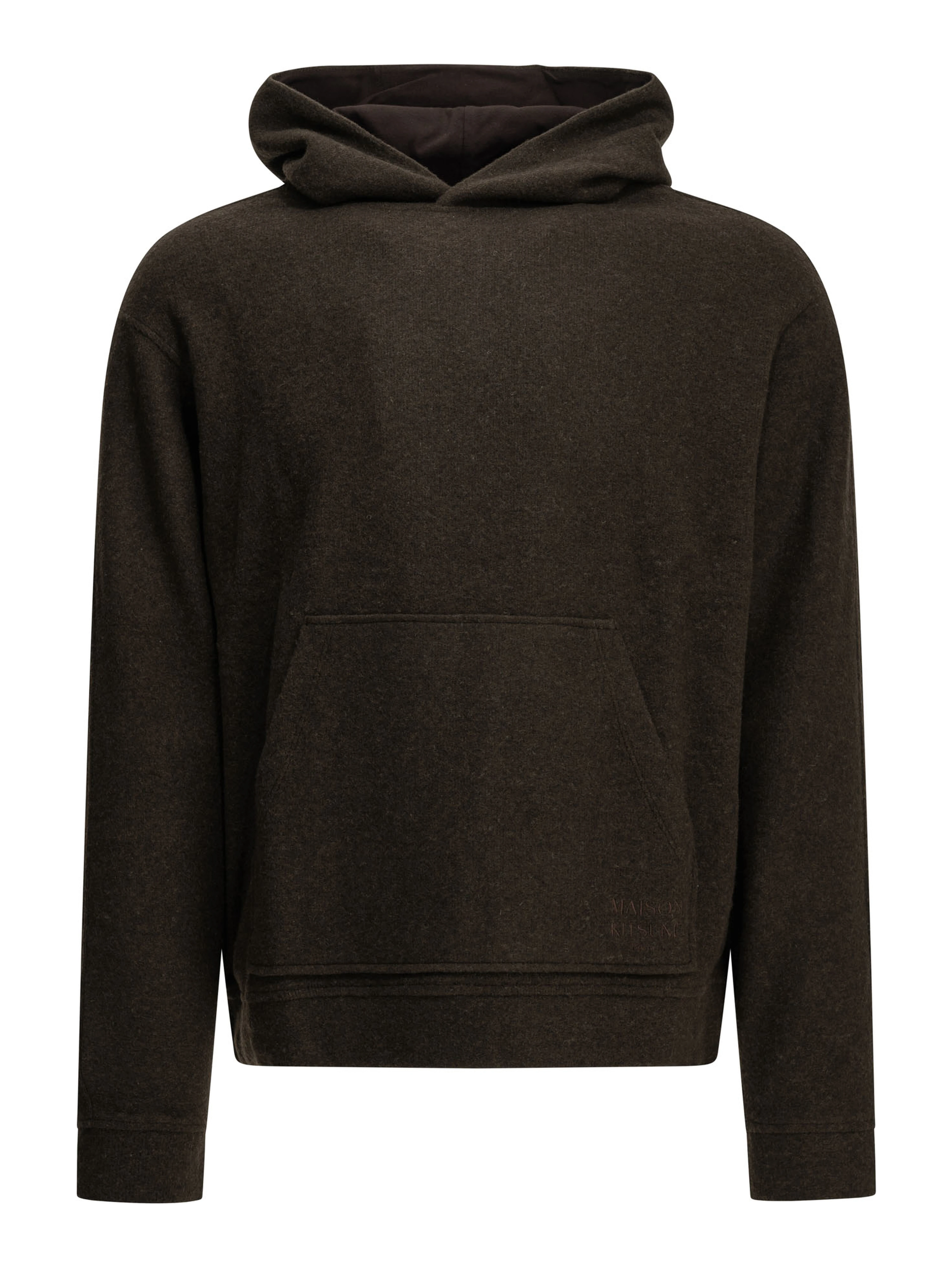 Fleece-blend hooded sweatshirt