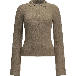 Cashmere polo shirt