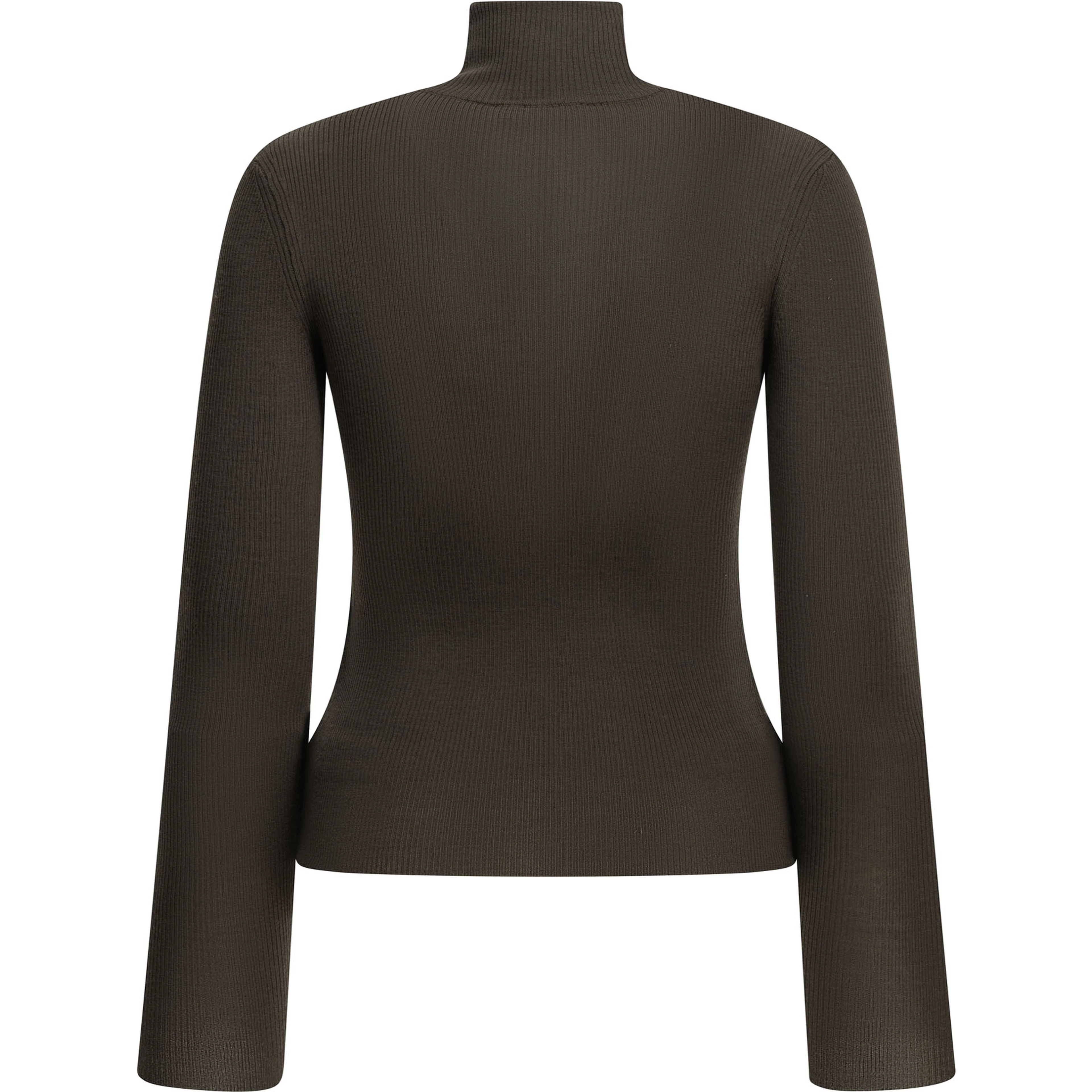 Virgin wool turtleneck sweater
