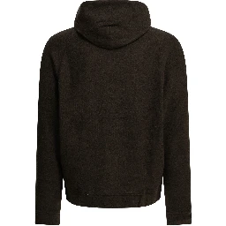 Fleece-blend hooded sweatshirt