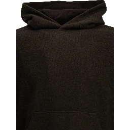 Fleece-blend hooded sweatshirt