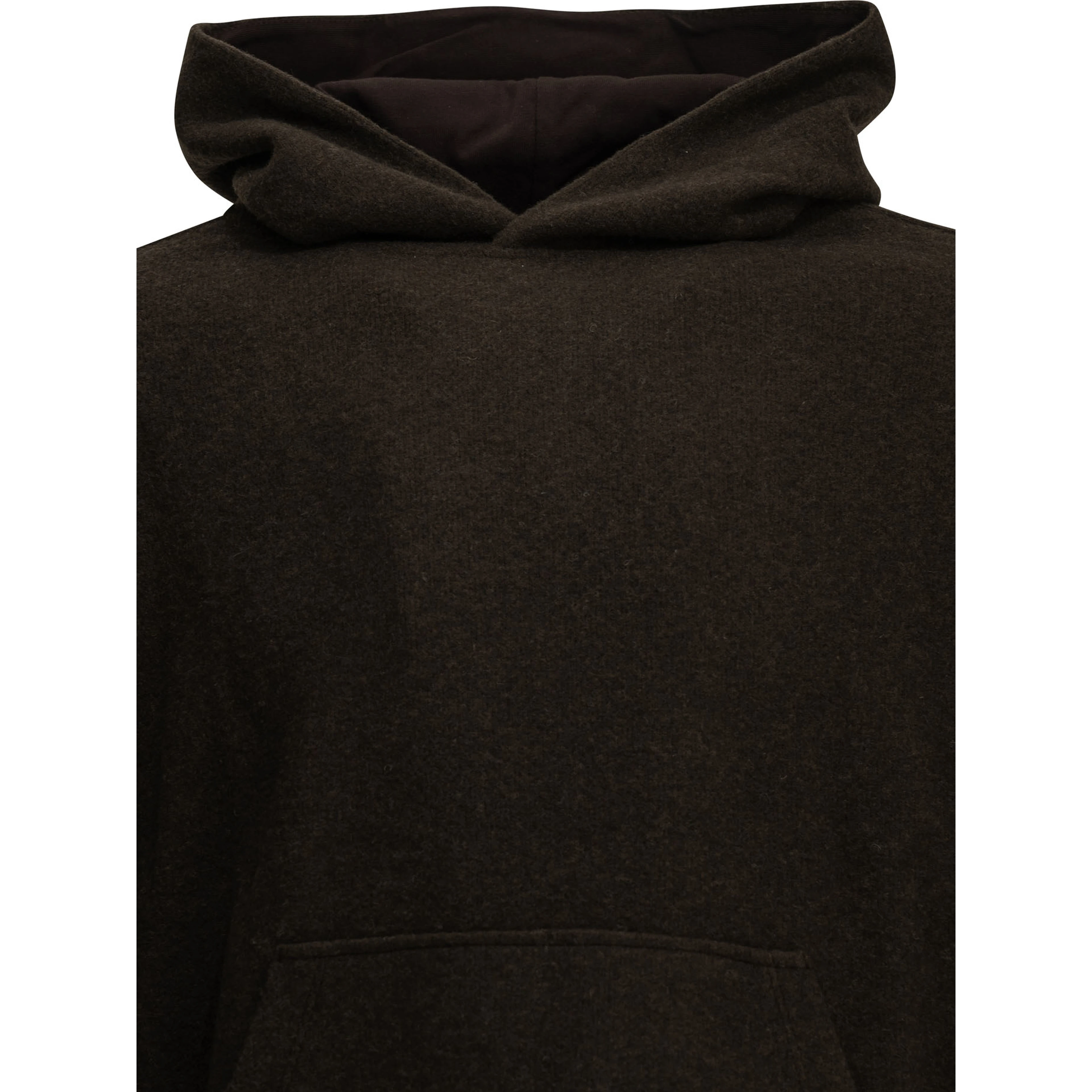 Fleece-blend hooded sweatshirt