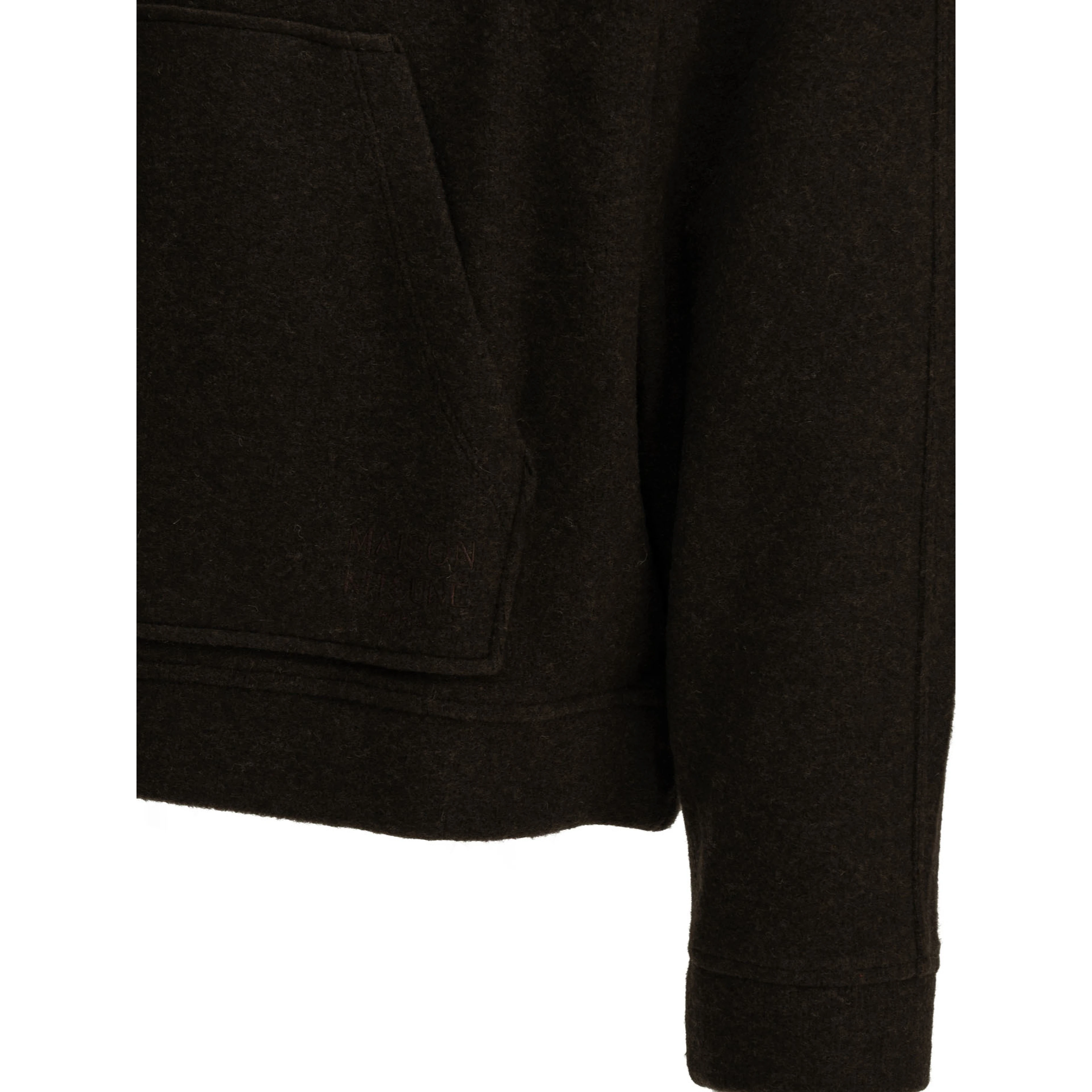 Fleece-blend hooded sweatshirt