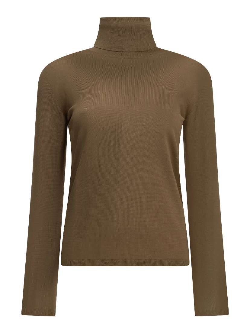 Virgin Wool Turtleneck Sweater