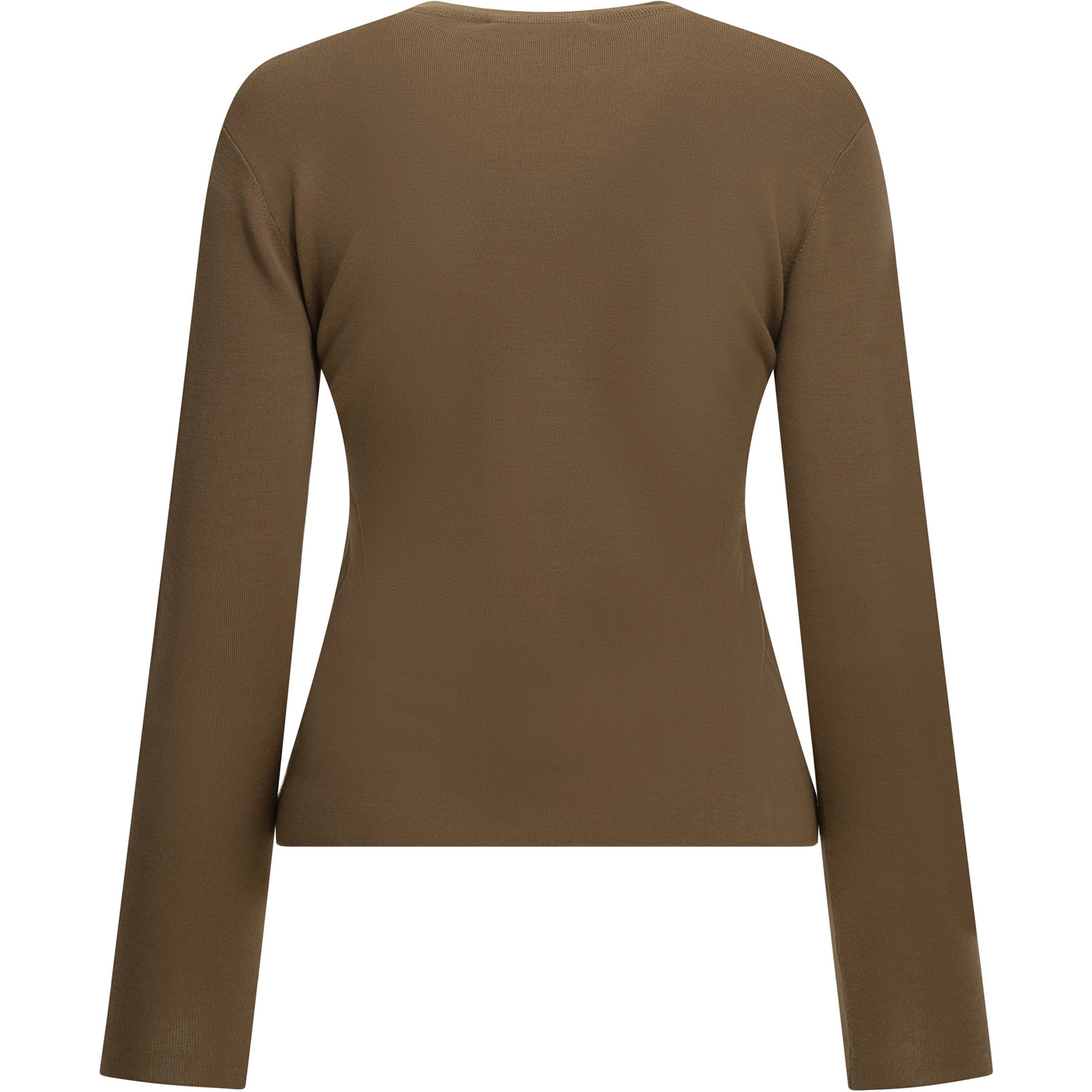 Round-neck T-shirt made of virgin wool