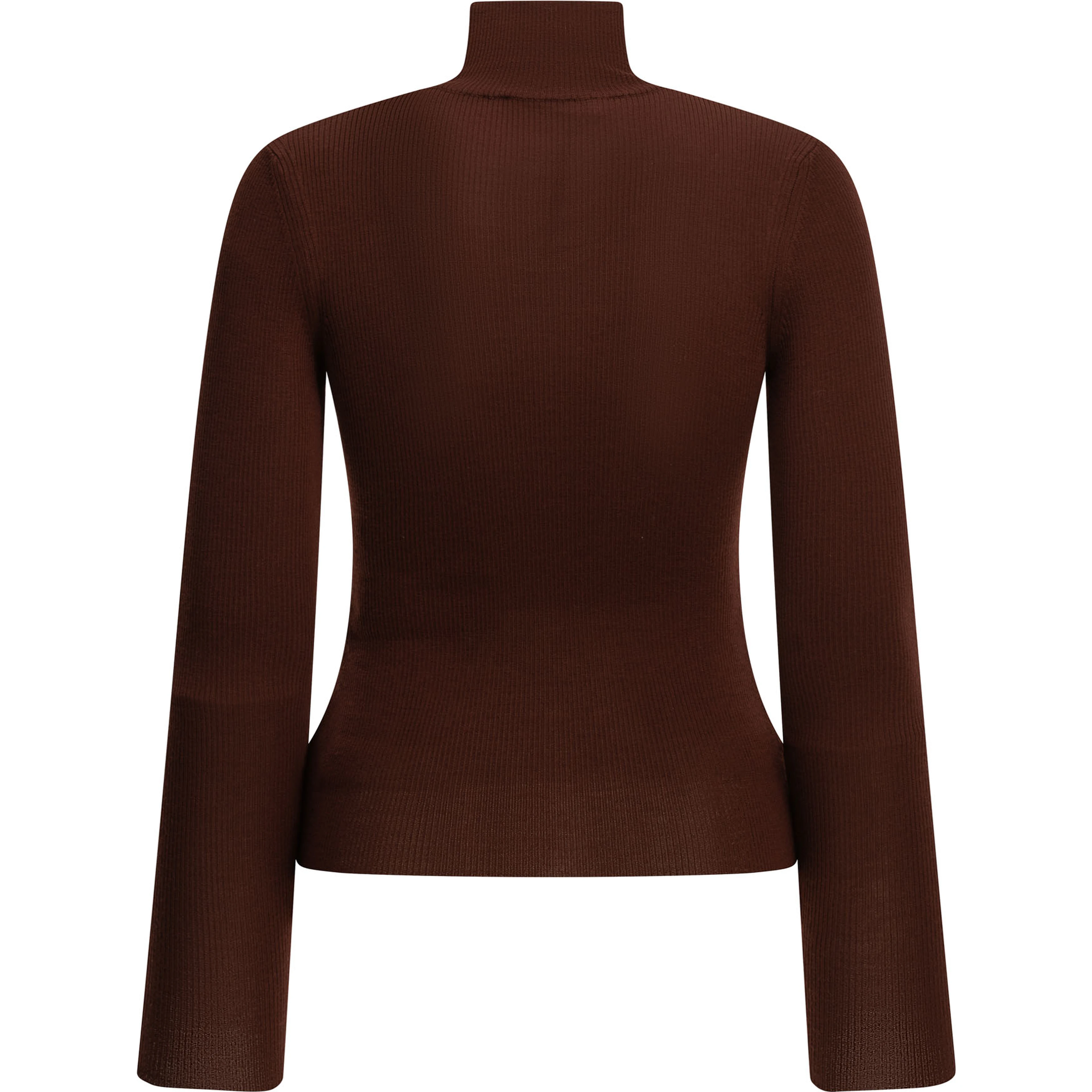 Virgin wool turtleneck sweater