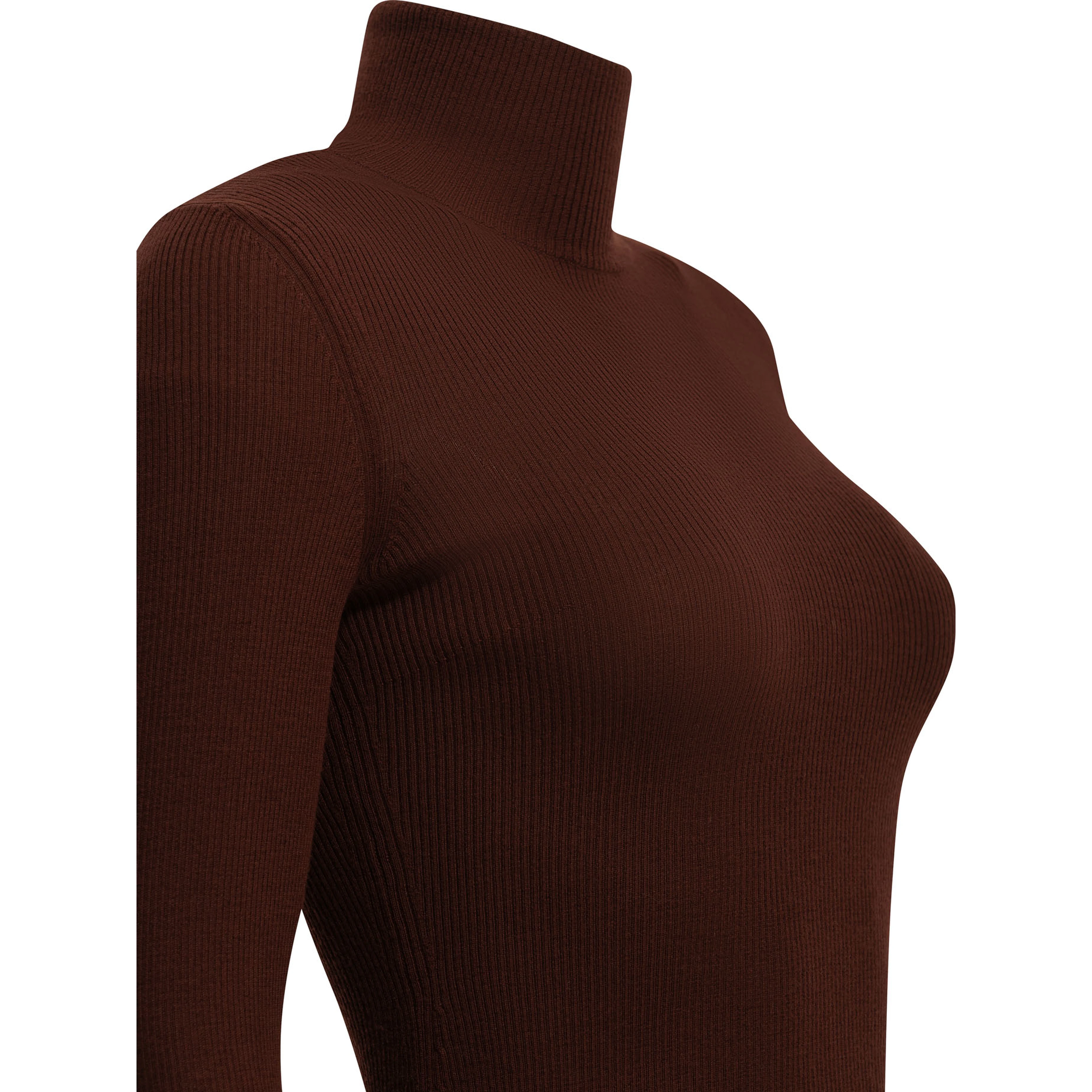 Virgin wool turtleneck sweater