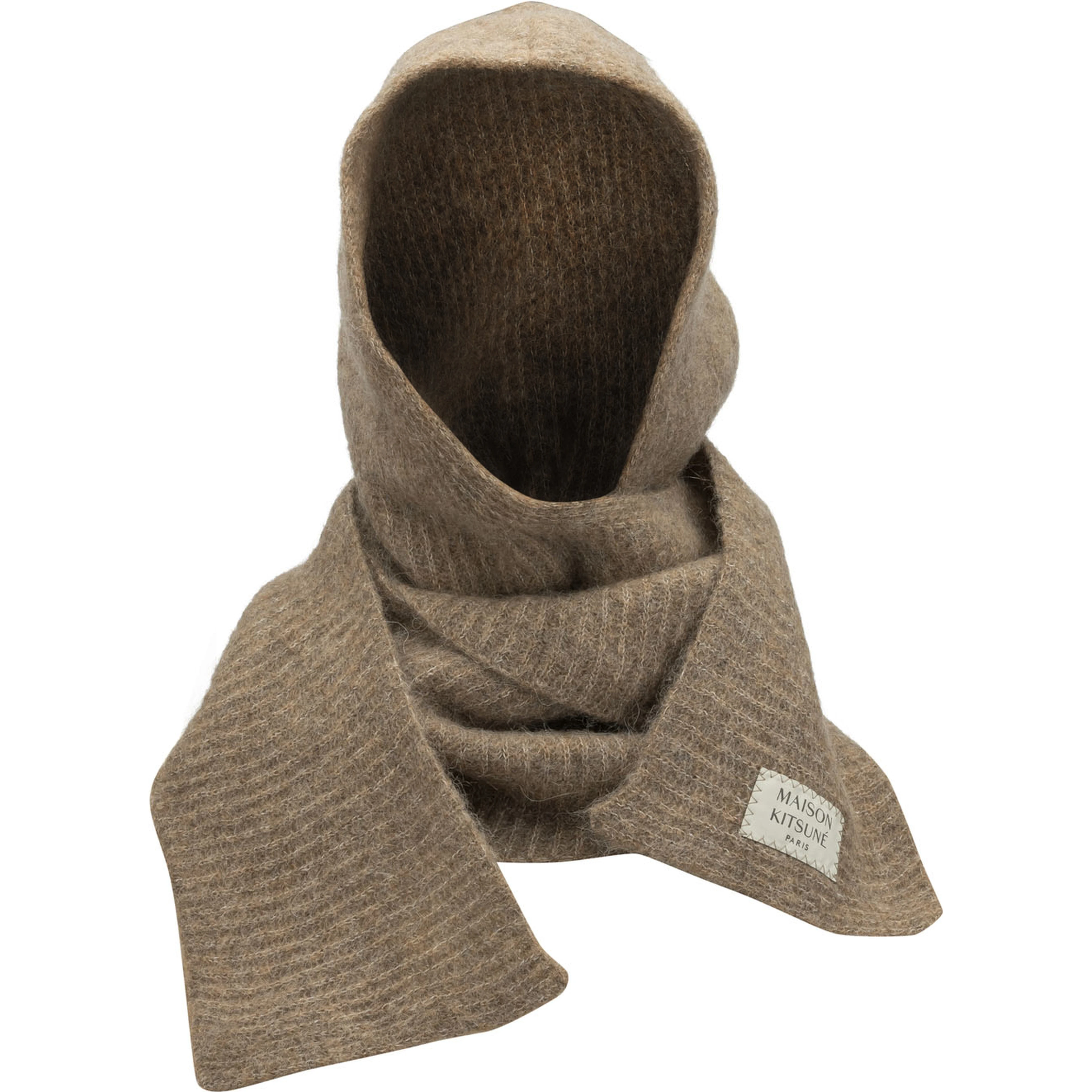 Hooded Scarf with Logo