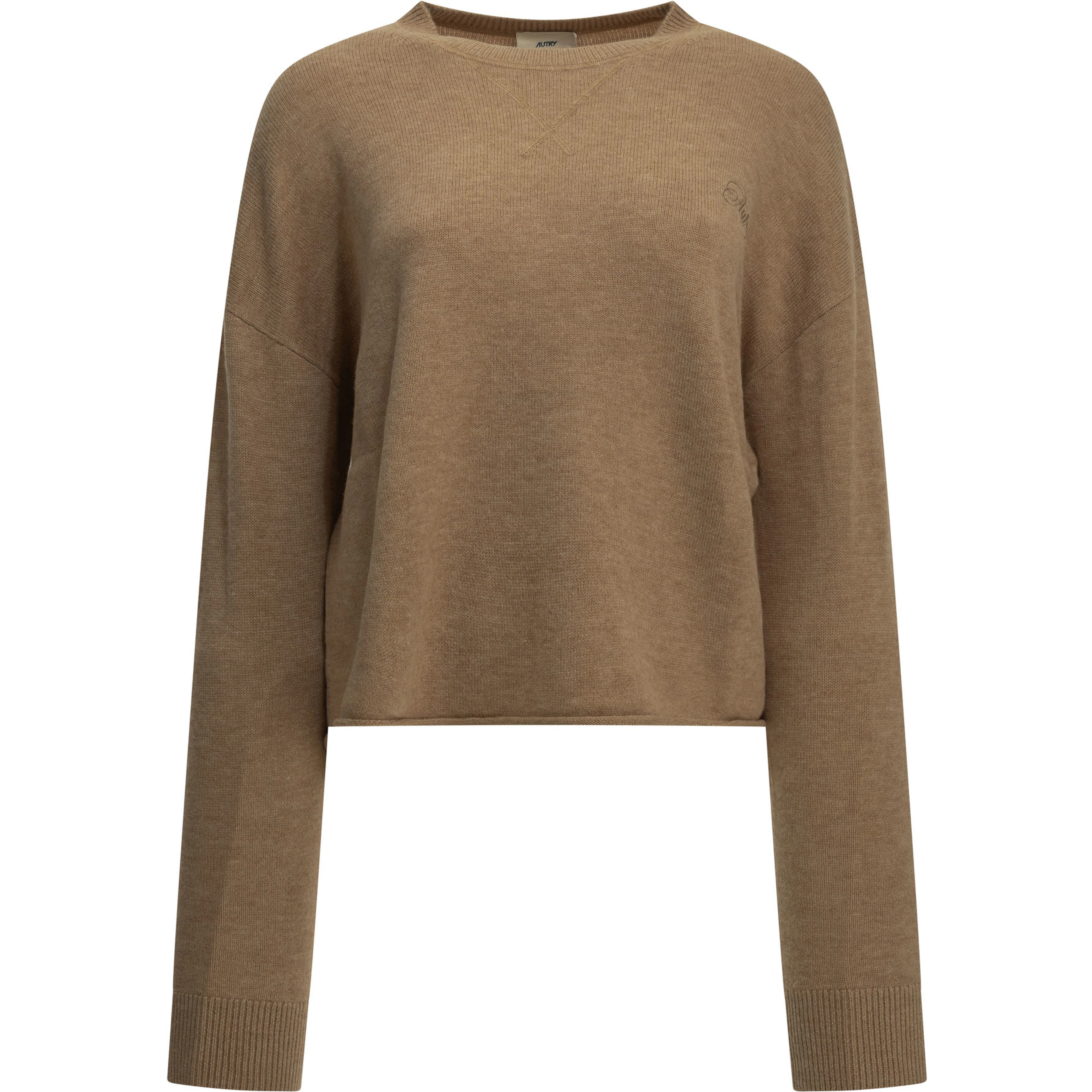 Crew-neck sweater with logo