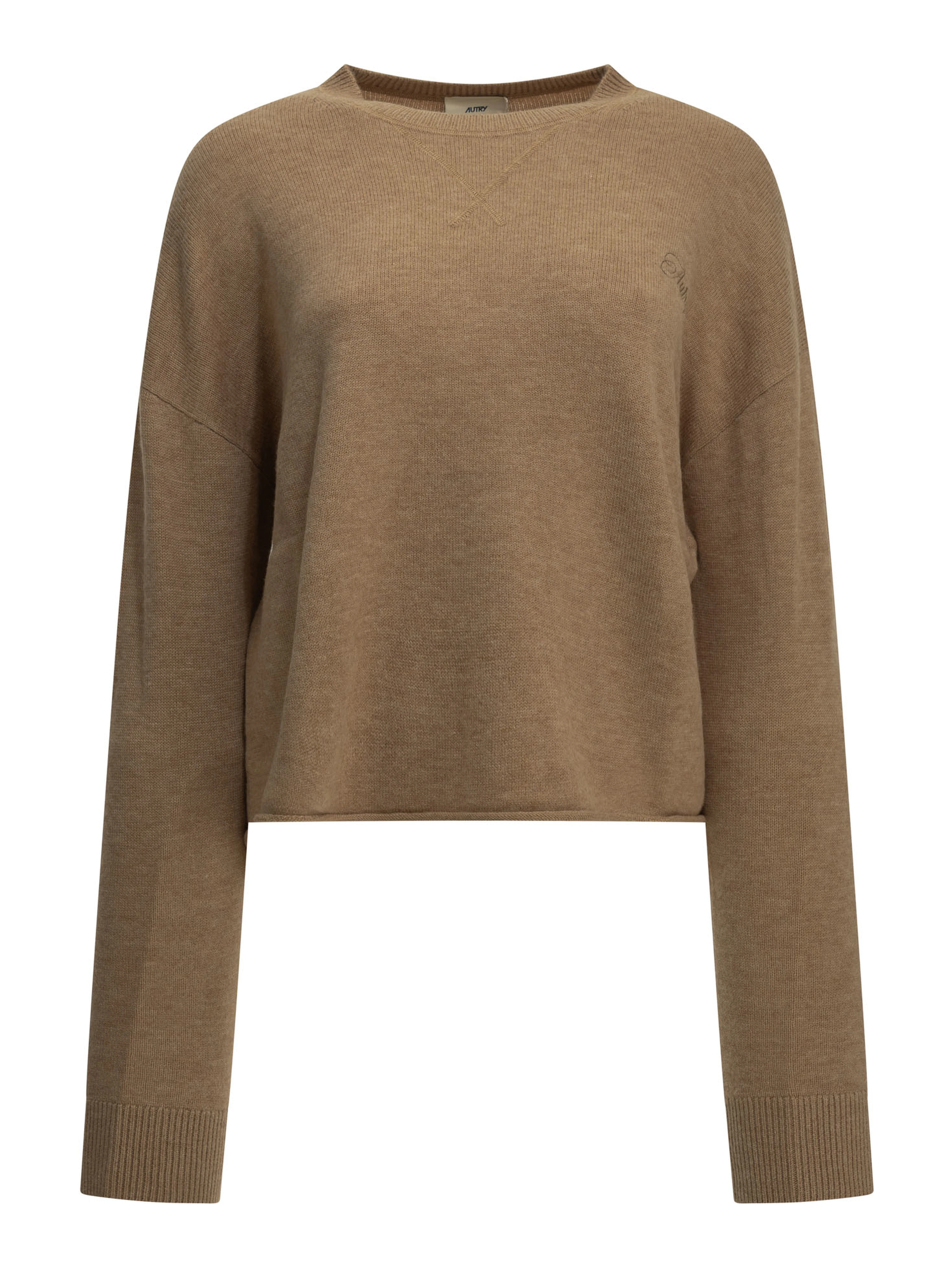 Crew-neck sweater with logo