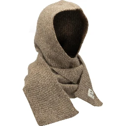Hooded Scarf with Logo