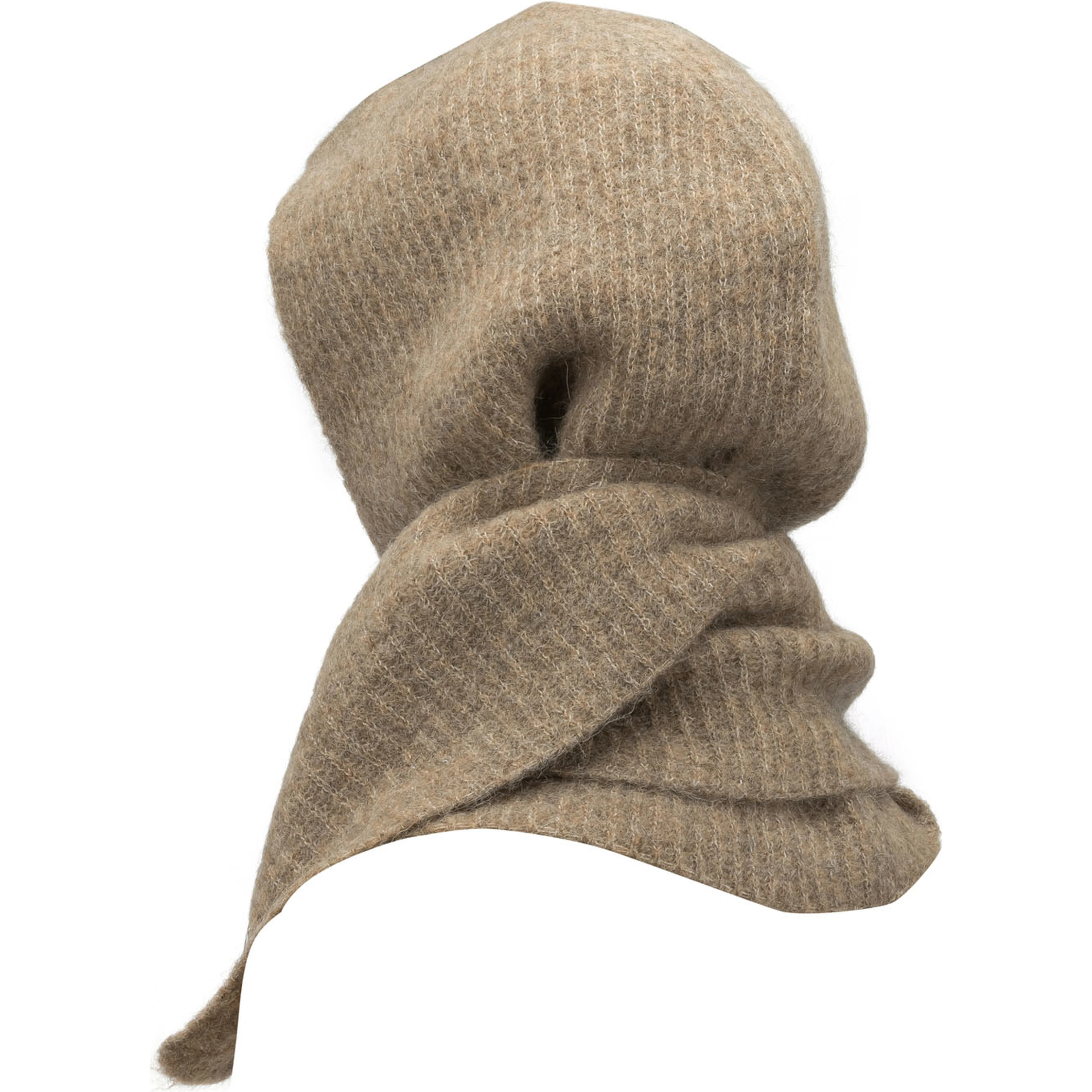Hooded Scarf with Logo