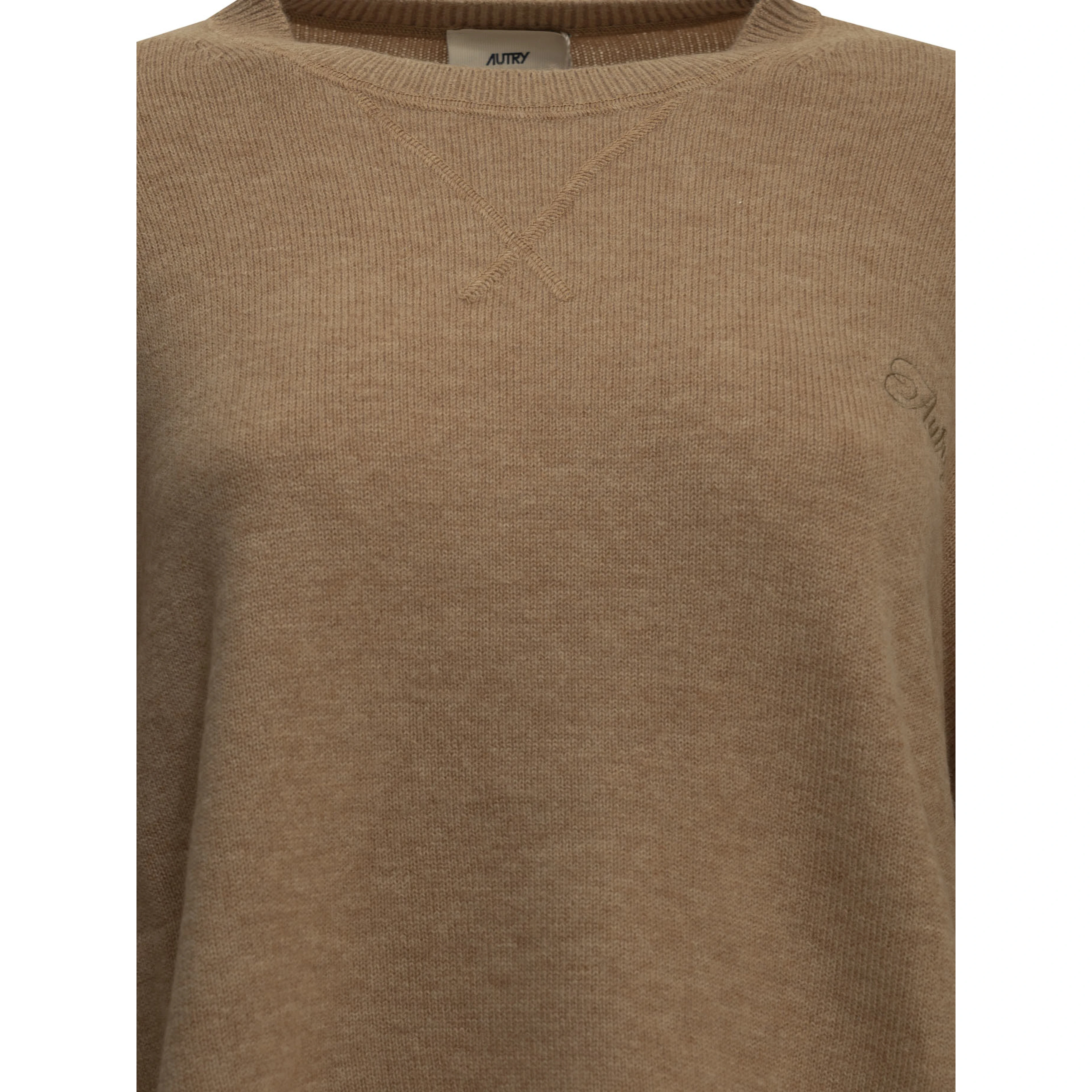 Crew-neck sweater with logo