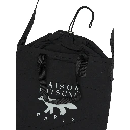 Shoulder bag with large logo