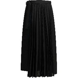 "Pleated" Midi Skirt