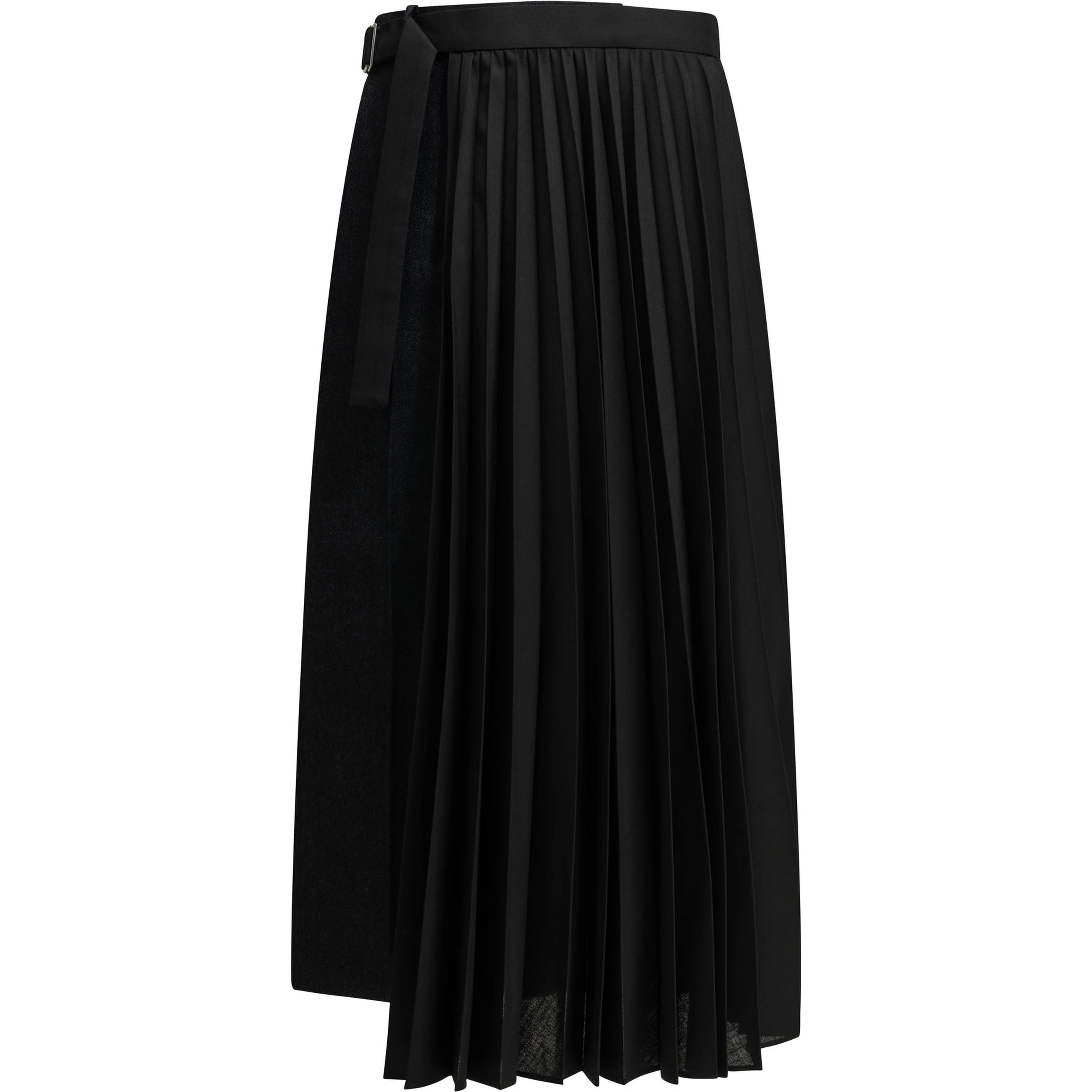 "Pleated" Midi Skirt