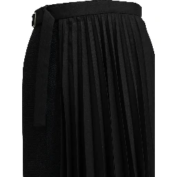 "Pleated" Midi Skirt